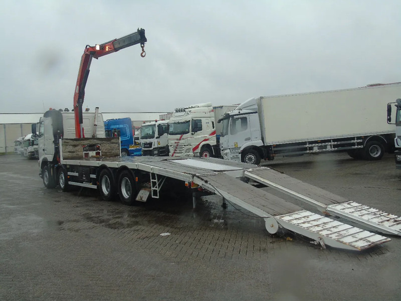 Volvo FH 460 + 8X4 + PALFINGER PK15500 + MANUAL + euro 5 - Автовоз камион, Камион с кран: снимка 3 Volvo FH 460 + 8X4 + PALFINGER PK15500 + MANUAL + euro 5 - Автовоз камион, Камион с кран: снимка 3