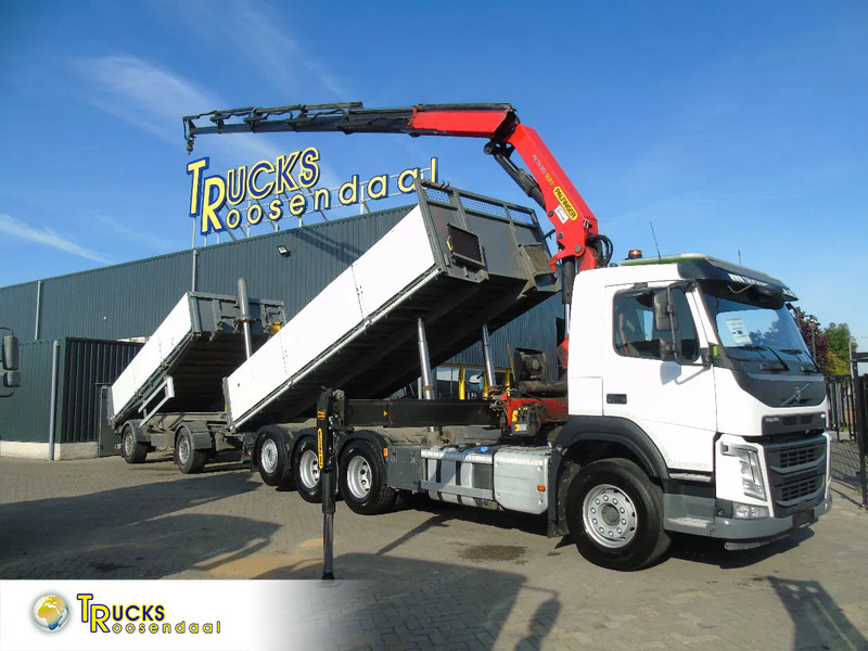 Volvo FM 420 + 8x4 + PALFINGER 24.001 SLD + REMOTE + COMPLETE COMBI - Камион с кран: снимка 1 Volvo FM 420 + 8x4 + PALFINGER 24.001 SLD + REMOTE + COMPLETE COMBI - Камион с кран: снимка 1