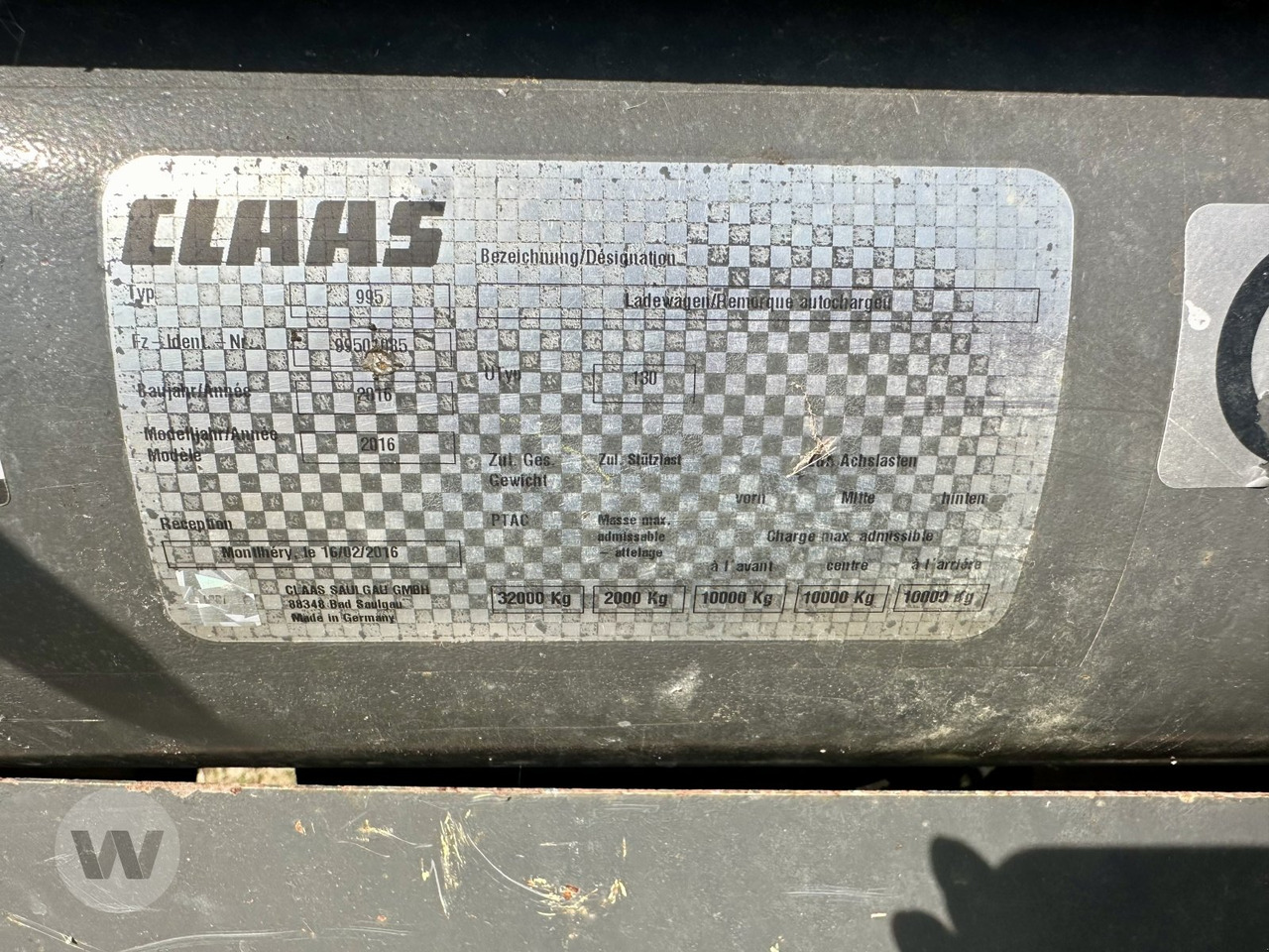 CLAAS Cargos 995 - Саморазтоварващо се ремарке: снимка 2 CLAAS Cargos 995 - Саморазтоварващо се ремарке: снимка 2