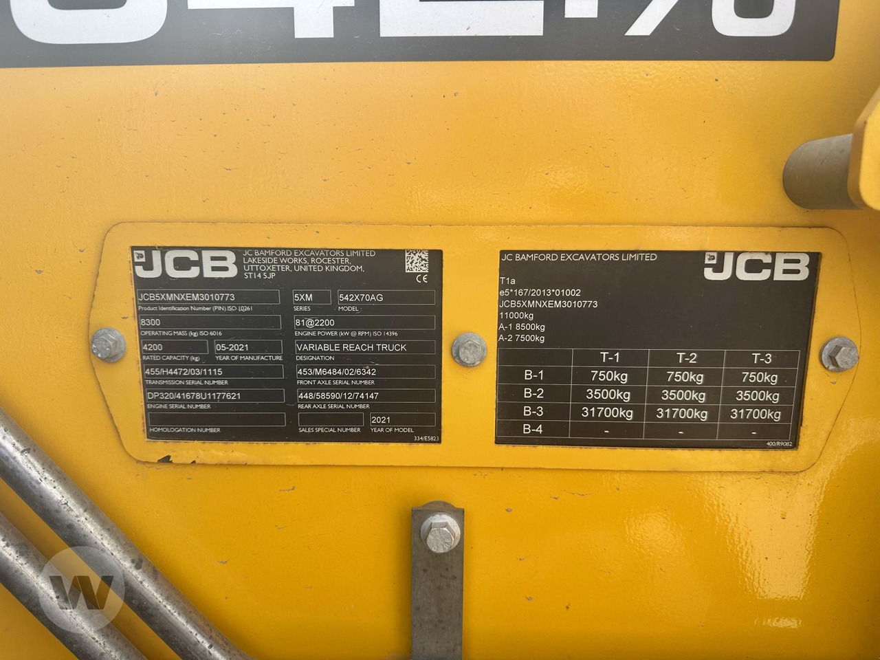 JCB 542-70 - Телескопичен товарач: снимка 1 JCB 542-70 - Телескопичен товарач: снимка 1