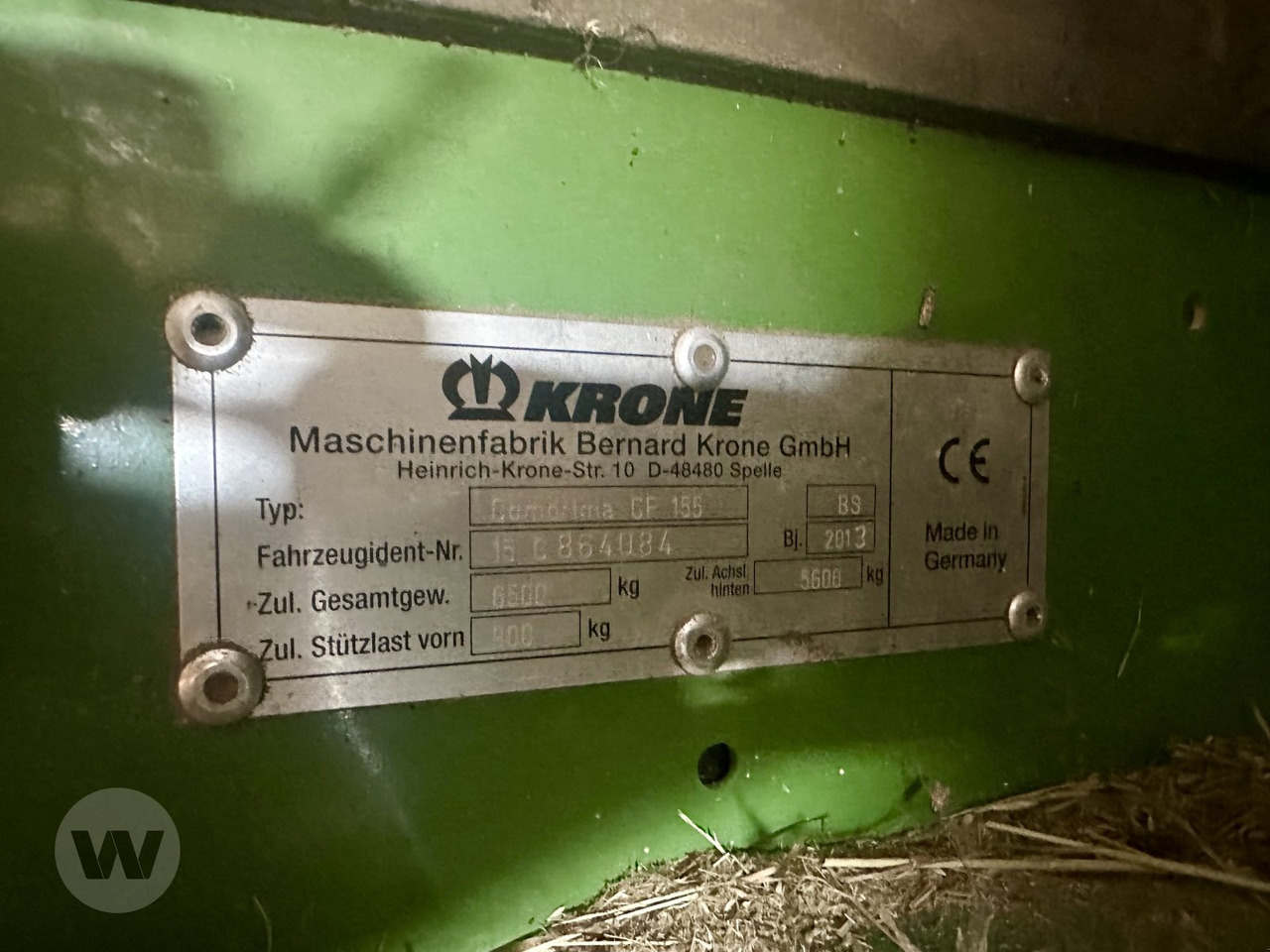 Krone Comprima CF 155 XC - Рулонна сламопреса: снимка 2 Krone Comprima CF 155 XC - Рулонна сламопреса: снимка 2