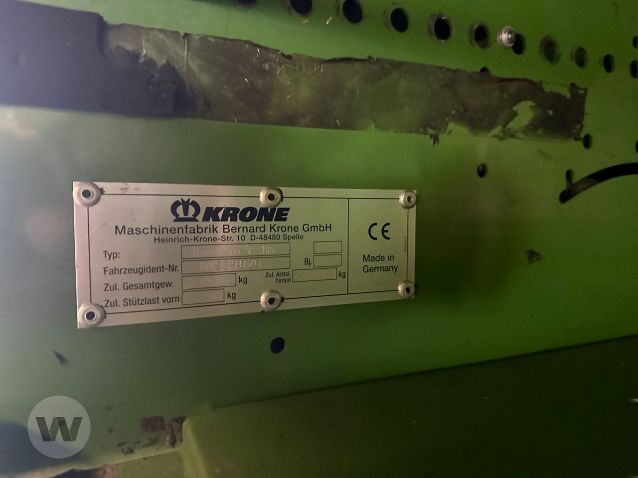 Krone Comprima V 180 XC - Рулонна сламопреса: снимка 2 Krone Comprima V 180 XC - Рулонна сламопреса: снимка 2
