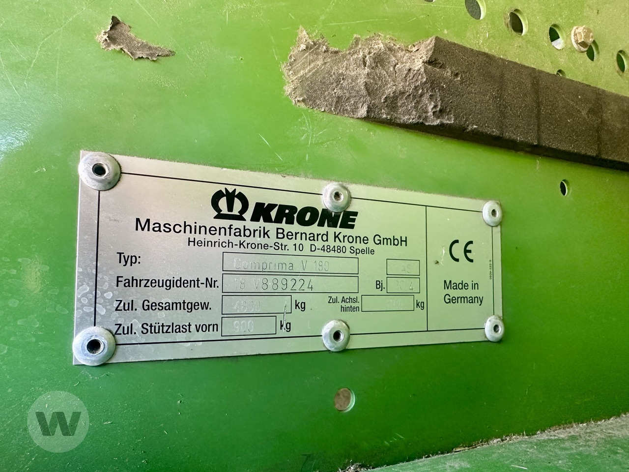 Krone Comprima V 180 XC - Рулонна сламопреса: снимка 4 Krone Comprima V 180 XC - Рулонна сламопреса: снимка 4