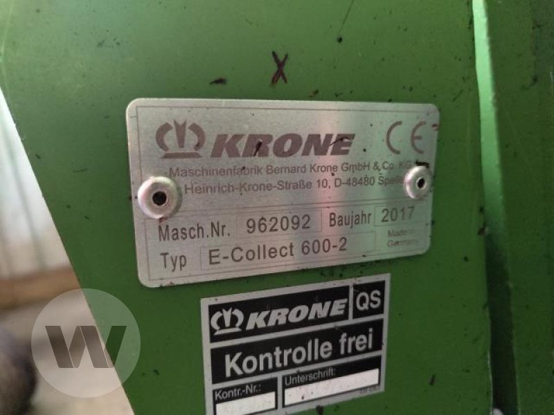 Krone Easy Collect 600 - Хедер за царевица: снимка 3 Krone Easy Collect 600 - Хедер за царевица: снимка 3