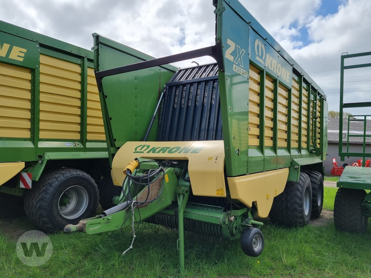 Krone ZX 430 GD - Саморазтоварващо се ремарке: снимка 1 Krone ZX 430 GD - Саморазтоварващо се ремарке: снимка 1