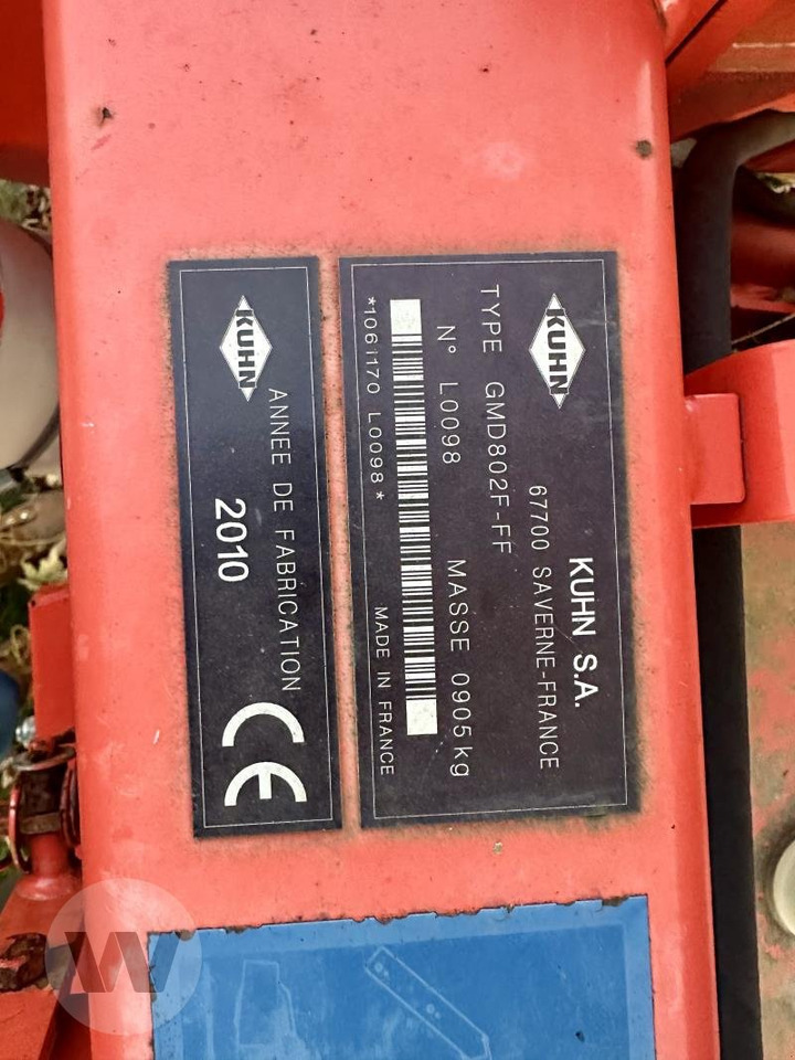 Kuhn GMD 802 F - Косачка: снимка 5 Kuhn GMD 802 F - Косачка: снимка 5