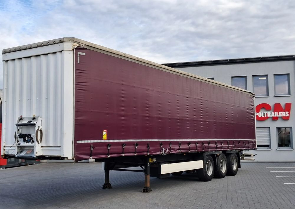 Krone Standard, Firanka, Mocowania promowe, Podnoszony zderzak - Брезентово полуремарке: снимка 1 Krone Standard, Firanka, Mocowania promowe, Podnoszony zderzak - Брезентово полуремарке: снимка 1