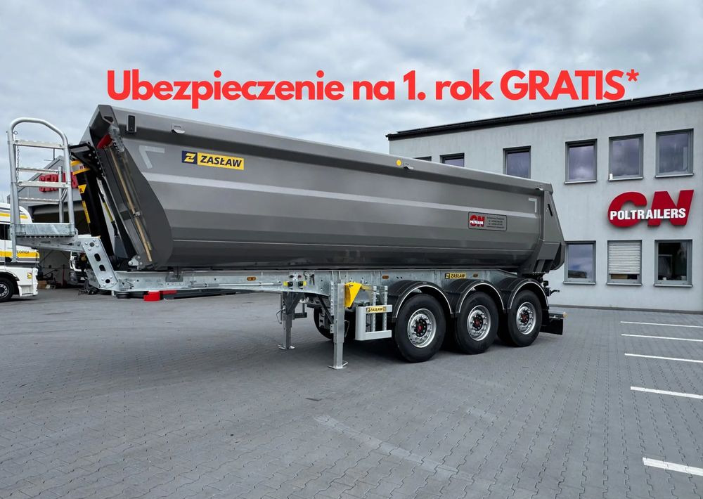 Zaslaw NOWY MODEL, CAŁA HARDOX 500 24/27m3 - Самосвал полуремарке: снимка 1 Zaslaw NOWY MODEL, CAŁA HARDOX 500 24/27m3 - Самосвал полуремарке: снимка 1