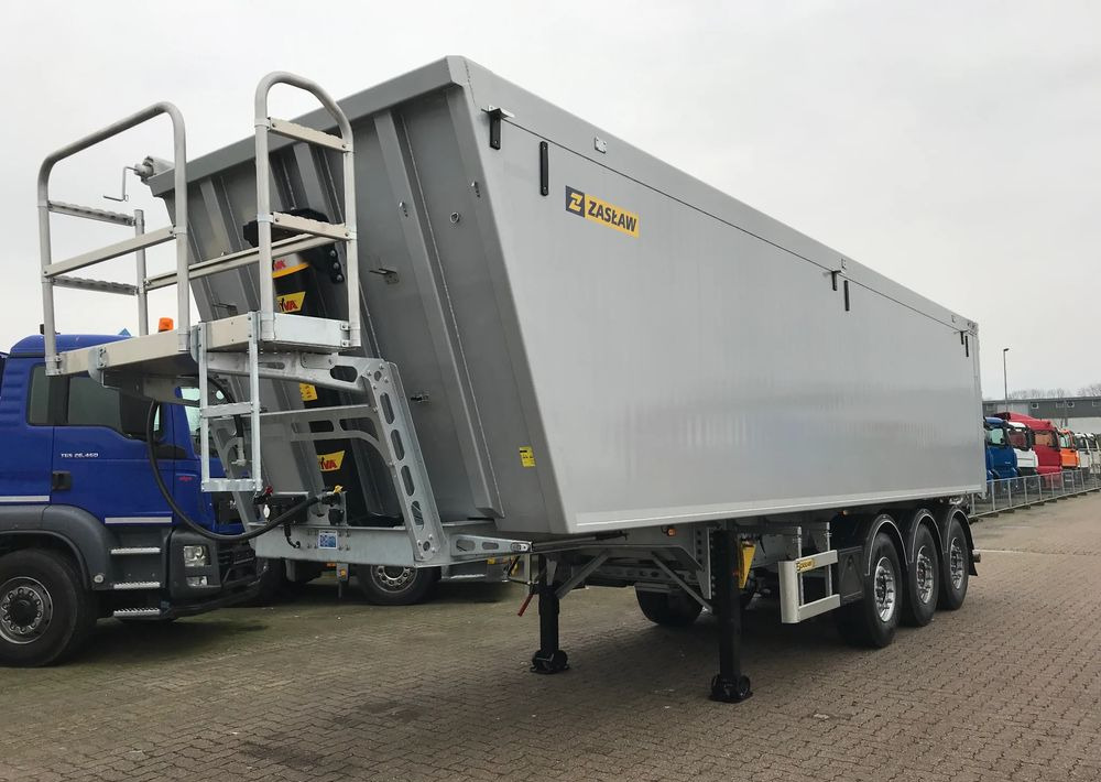 Zaslaw Wywrotka Aluminiowa 51m3 Klapo-Drzwi - Самосвал полуремарке: снимка 1 Zaslaw Wywrotka Aluminiowa 51m3 Klapo-Drzwi - Самосвал полуремарке: снимка 1