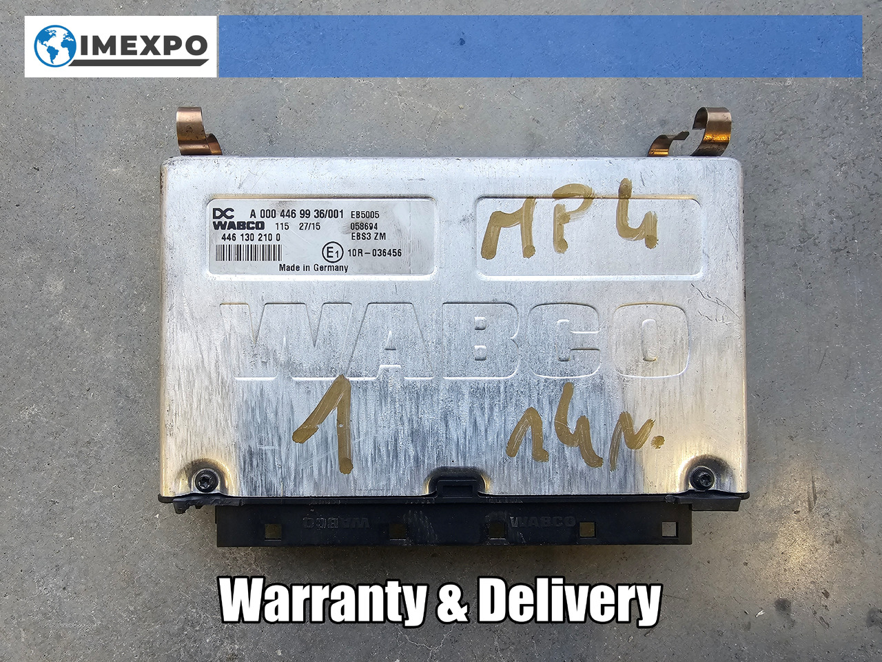 MERCEDES-BENZ ATEGO MP4 EURO 6 / ABS EBS CONTROL UNIT / A0004469936 - Блок за управление: снимка 1 MERCEDES-BENZ ATEGO MP4 EURO 6 / ABS EBS CONTROL UNIT / A0004469936 - Блок за управление: снимка 1