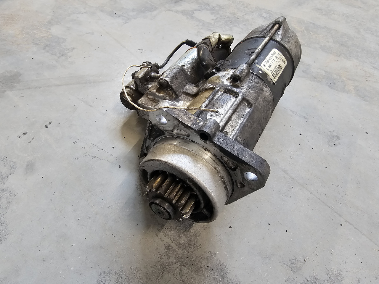 MERCEDES-BENZ ATEGO MP4 EURO 6 / ENGINE STARTER / OM936 / A0071511601 - Стартер: снимка 4 MERCEDES-BENZ ATEGO MP4 EURO 6 / ENGINE STARTER / OM936 / A0071511601 - Стартер: снимка 4