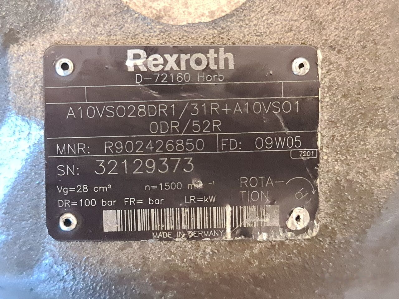 Rexroth D-72160 HORB - Хидравлична помпа за Камион: снимка 5 Rexroth D-72160 HORB - Хидравлична помпа за Камион: снимка 5