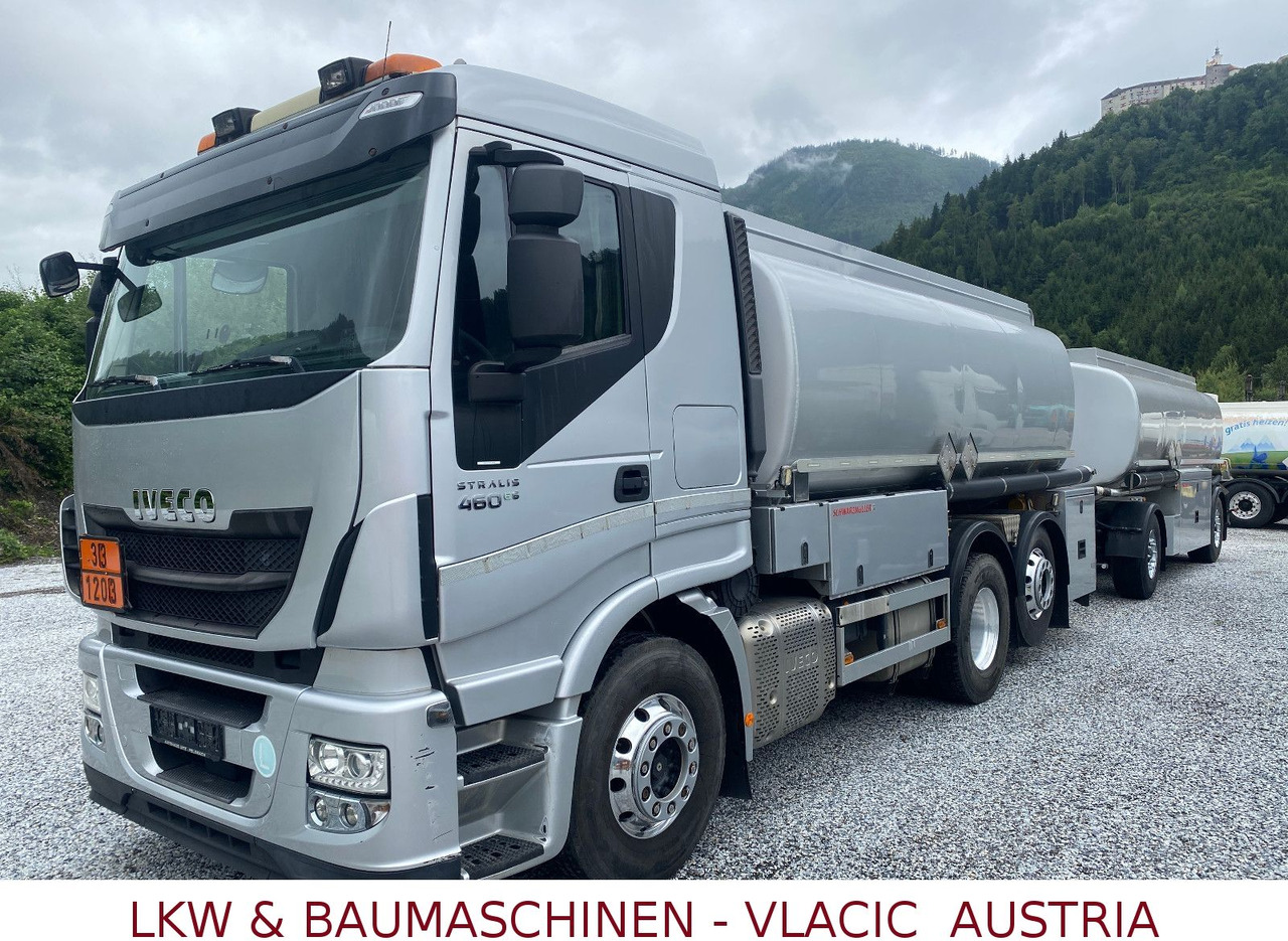 Iveco Stralis 460 Benz/Diesel Schwarzmüller-Kompletzug - Камион цистерна: снимка 1 Iveco Stralis 460 Benz/Diesel Schwarzmüller-Kompletzug - Камион цистерна: снимка 1