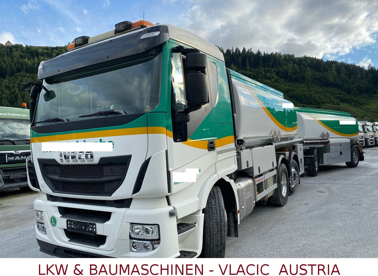 Iveco Stralis 460 Benz/Diesel Schwarzmüller-Kompletzug - Камион цистерна: снимка 1 Iveco Stralis 460 Benz/Diesel Schwarzmüller-Kompletzug - Камион цистерна: снимка 1