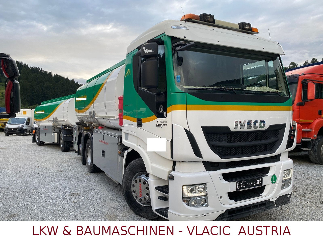 Iveco Stralis 460 Schwarzmüller Benz/Diesel Kompletzug - Камион цистерна: снимка 1 Iveco Stralis 460 Schwarzmüller Benz/Diesel Kompletzug - Камион цистерна: снимка 1