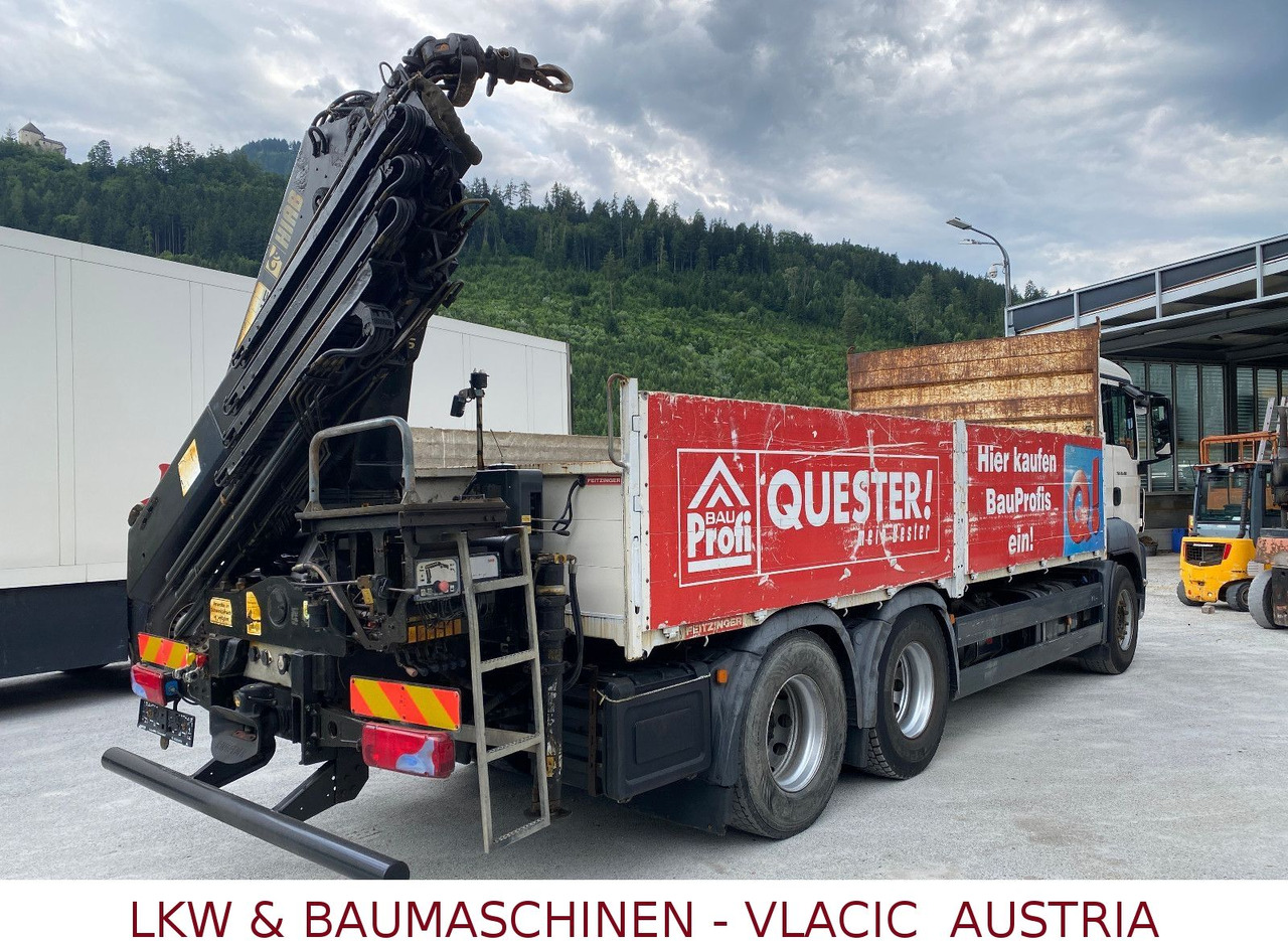 MAN TGS 26.400 6x4 mit Kran HIAB 166 - Бордови камион, Камион с кран: снимка 3 MAN TGS 26.400 6x4 mit Kran HIAB 166 - Бордови камион, Камион с кран: снимка 3