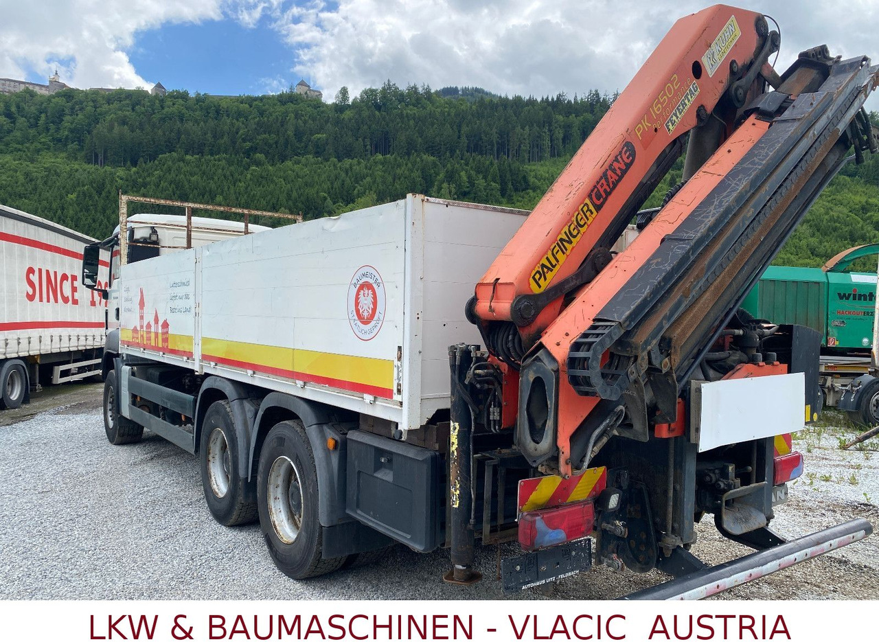 MAN TGS 33.440 6x4 Blatt/Blatt Mit Palfinger PK16500 - Бордови камион, Камион с кран: снимка 4 MAN TGS 33.440 6x4 Blatt/Blatt Mit Palfinger PK16500 - Бордови камион, Камион с кран: снимка 4