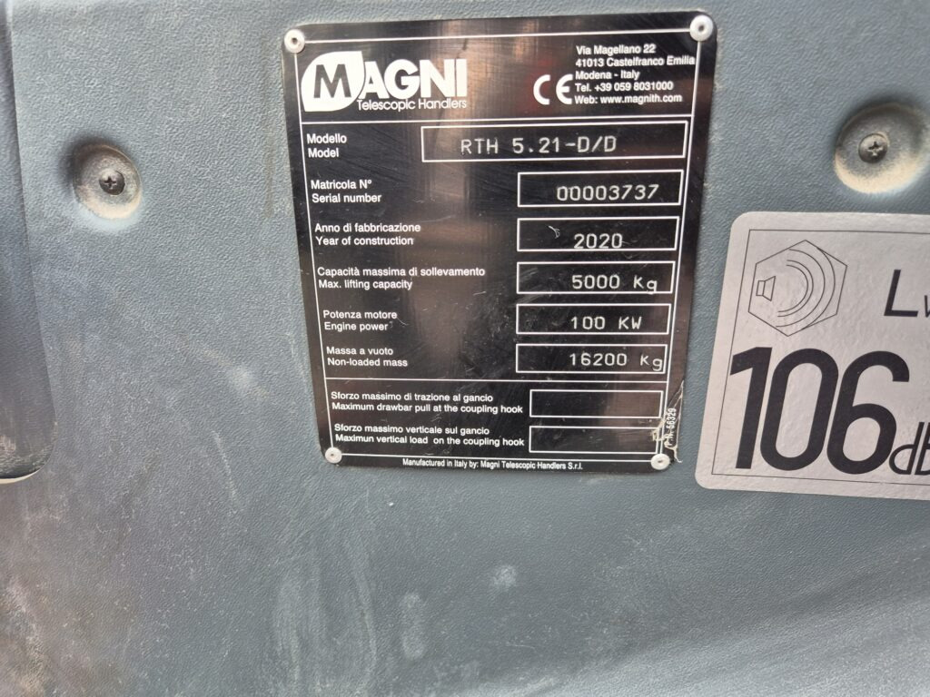 Телескопичен товарач MAGNI RTH 5.21 D/D: снимка 20