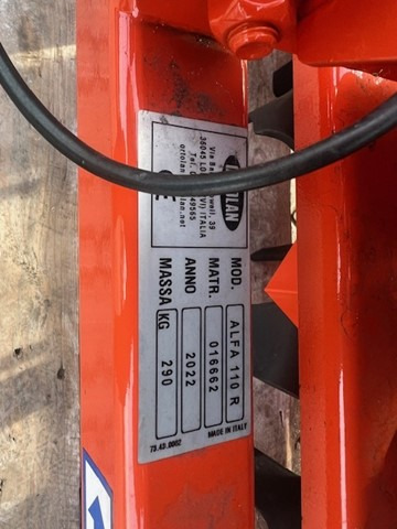 ORTOLAN ALFA 110 harrow - Машина за обработка на почвата: снимка 2 ORTOLAN ALFA 110 harrow - Машина за обработка на почвата: снимка 2
