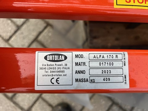 ORTOLAN ALFA 170 head harrow - Машина за обработка на почвата: снимка 2 ORTOLAN ALFA 170 head harrow - Машина за обработка на почвата: снимка 2