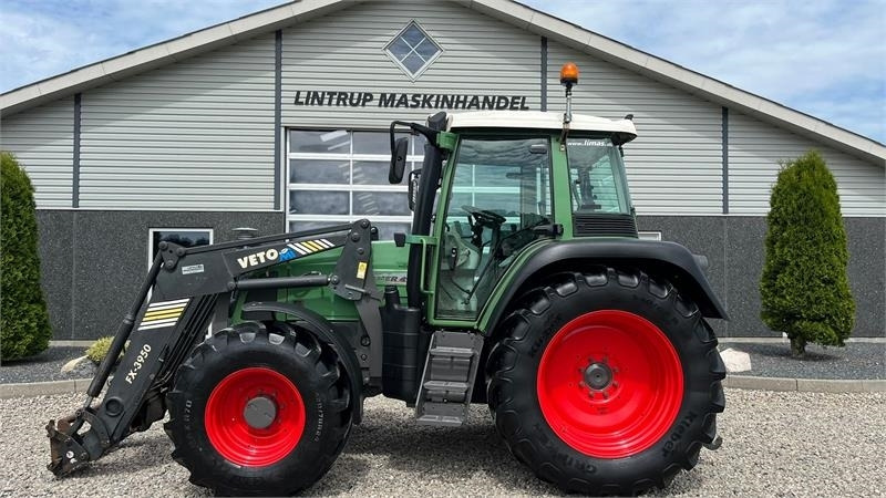 Fendt 410 Vario med frontlæsser. - Трактор: снимка 1 Fendt 410 Vario med frontlæsser. - Трактор: снимка 1