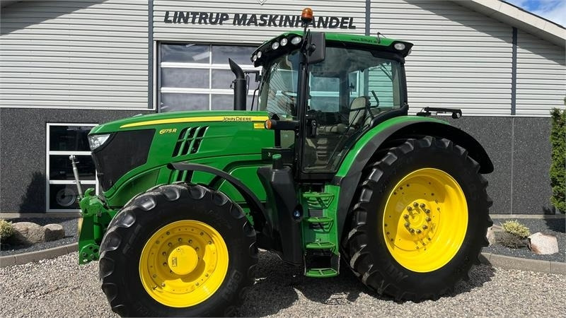 John Deere 6175R Med frontlift og frontPTO samt luft anlæg - Трактор: снимка 1 John Deere 6175R Med frontlift og frontPTO samt luft anlæg - Трактор: снимка 1