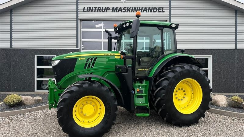John Deere 6195R Premium Edition med frontlift - Трактор: снимка 1 John Deere 6195R Premium Edition med frontlift - Трактор: снимка 1