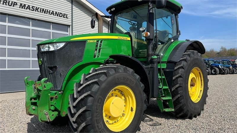 John Deere 7280R Næsten nye dæk, Autopower og frontlift - Трактор: снимка 1 John Deere 7280R Næsten nye dæk, Autopower og frontlift - Трактор: снимка 1