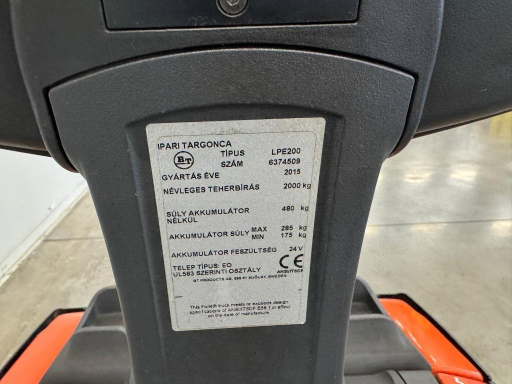 Toyota 10792 LPE 200  - Палетна количка: снимка 4 Toyota 10792 LPE 200  - Палетна количка: снимка 4