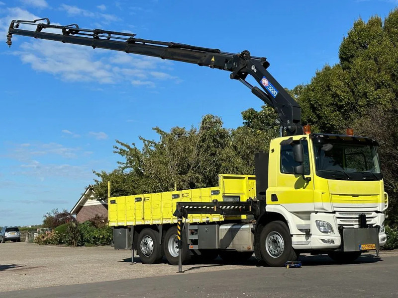 DAF CF 290 FAN !!HMF 32TM RADIO REMOTE!! FRONT STAMP!! 209tkm!!EURO6!! - Камион с кран: снимка 1 DAF CF 290 FAN !!HMF 32TM RADIO REMOTE!! FRONT STAMP!! 209tkm!!EURO6!! - Камион с кран: снимка 1
