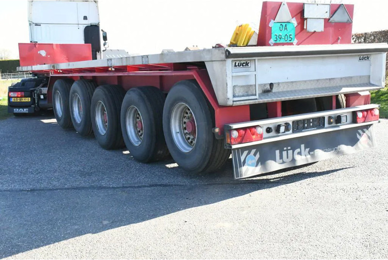 LUECK SPR75/5  5 achse BALLAST TRAILER 3x STEERAXLE!! - Бордово полуремарке/ Платформа: снимка 4 LUECK SPR75/5  5 achse BALLAST TRAILER 3x STEERAXLE!! - Бордово полуремарке/ Платформа: снимка 4