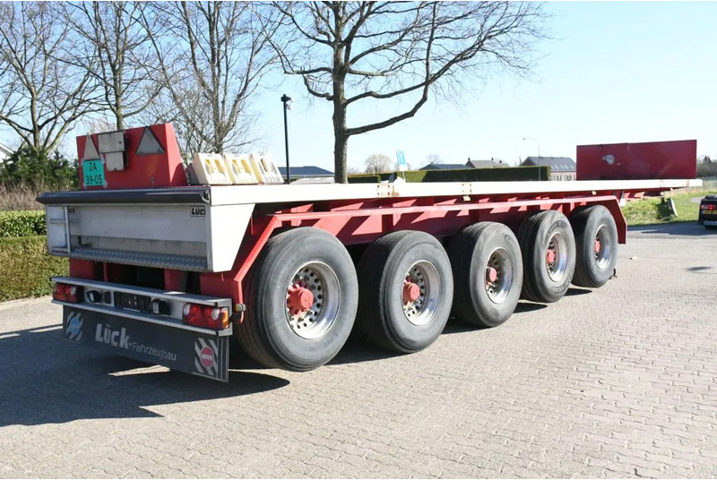 LUECK SPR75/5  5 achse BALLAST TRAILER 3x STEERAXLE!! - Бордово полуремарке/ Платформа: снимка 5 LUECK SPR75/5  5 achse BALLAST TRAILER 3x STEERAXLE!! - Бордово полуремарке/ Платформа: снимка 5