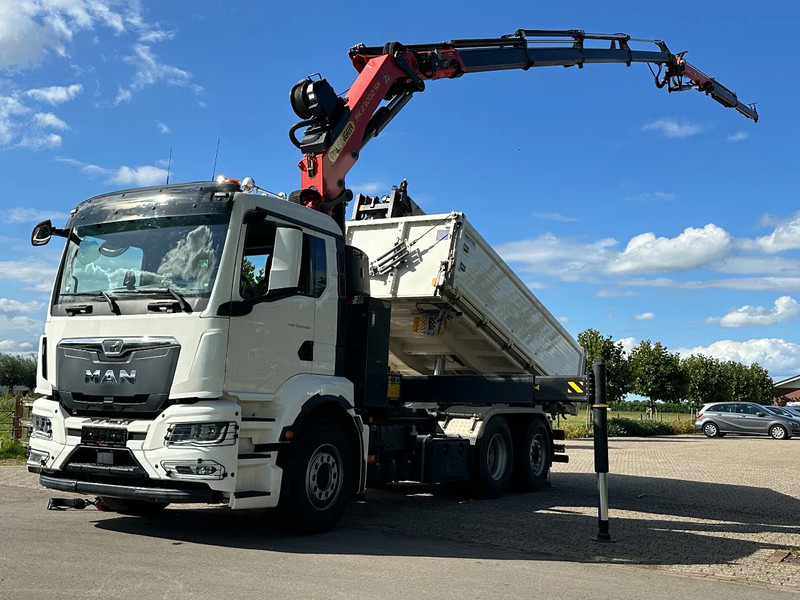 MAN TGS 26.430 2022!EURO6!! 6x2!! PALFINGER 23tm+JIB+LIER/WINCH!!DREISEITEN KIPPER/BORDMATIC!!9tkm - Самосвал камион, Камион с кран: снимка 5 MAN TGS 26.430 2022!EURO6!! 6x2!! PALFINGER 23tm+JIB+LIER/WINCH!!DREISEITEN KIPPER/BORDMATIC!!9tkm - Самосвал камион, Камион с кран: снимка 5