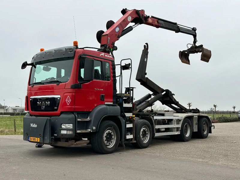 MAN TGS 41.400 8X4 WIDESPREAD!!HMF 22TM KRAAN/HAAK!!TOP!! - Мултилифт с кука камион, Камион с кран: снимка 5 MAN TGS 41.400 8X4 WIDESPREAD!!HMF 22TM KRAAN/HAAK!!TOP!! - Мултилифт с кука камион, Камион с кран: снимка 5