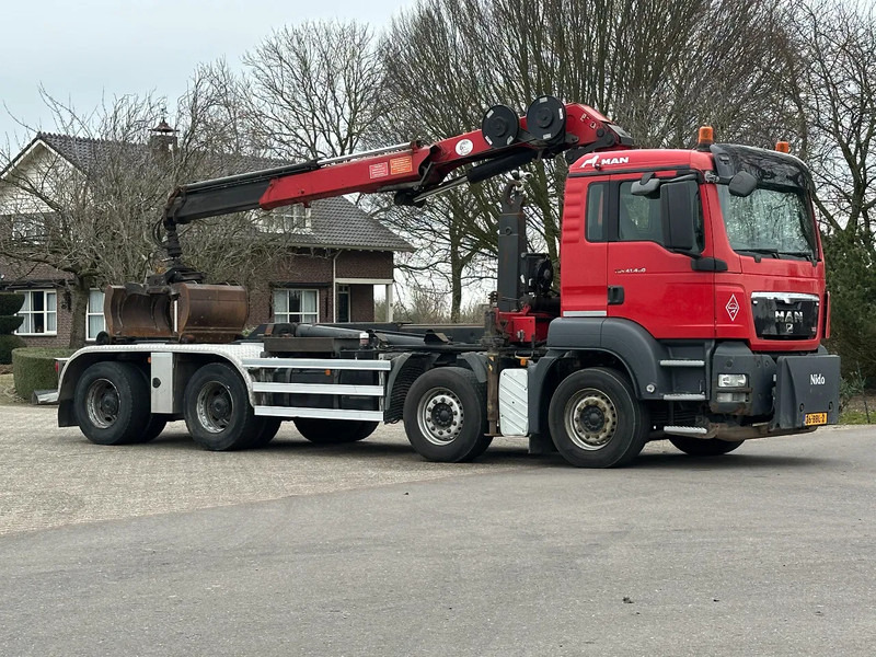 MAN TGS 41.400 8X4 WIDESPREAD!!HMF 22TM KRAAN/HAAK!!TOP!! - Мултилифт с кука камион, Камион с кран: снимка 4 MAN TGS 41.400 8X4 WIDESPREAD!!HMF 22TM KRAAN/HAAK!!TOP!! - Мултилифт с кука камион, Камион с кран: снимка 4