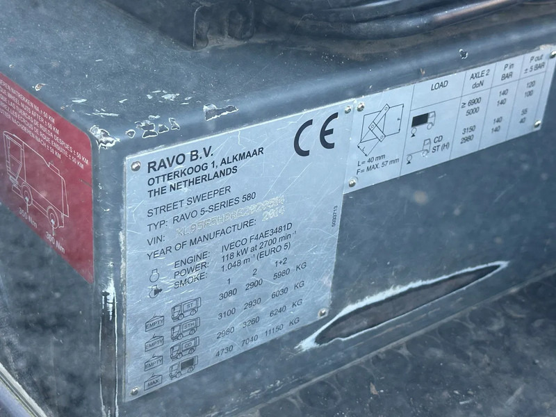 Лизинг на Ravo 580 VEEGMACHINE/SWEEPER!! Ravo 580 VEEGMACHINE/SWEEPER!!: снимка 9