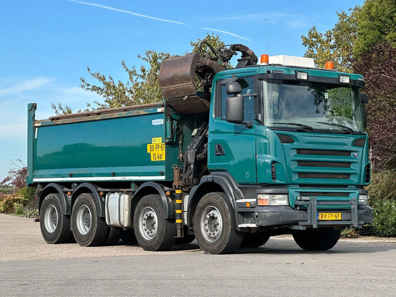Scania G360 8x4!!Z-Kraan/KIPPER!! - Самосвал камион, Камион с кран: снимка 2 Scania G360 8x4!!Z-Kraan/KIPPER!! - Самосвал камион, Камион с кран: снимка 2