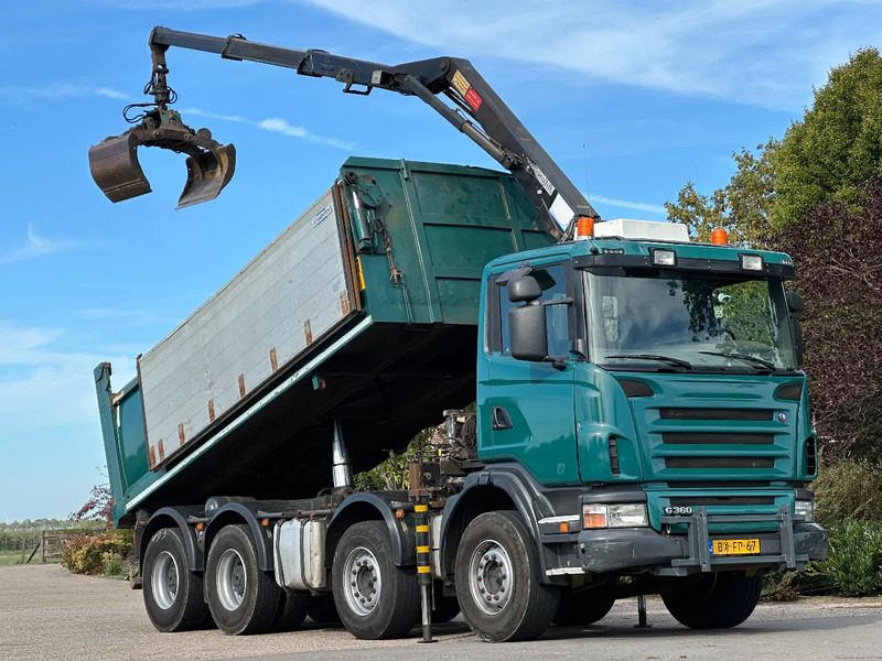 Scania G360 8x4!!Z-Kraan/KIPPER!! - Самосвал камион, Камион с кран: снимка 1 Scania G360 8x4!!Z-Kraan/KIPPER!! - Самосвал камион, Камион с кран: снимка 1
