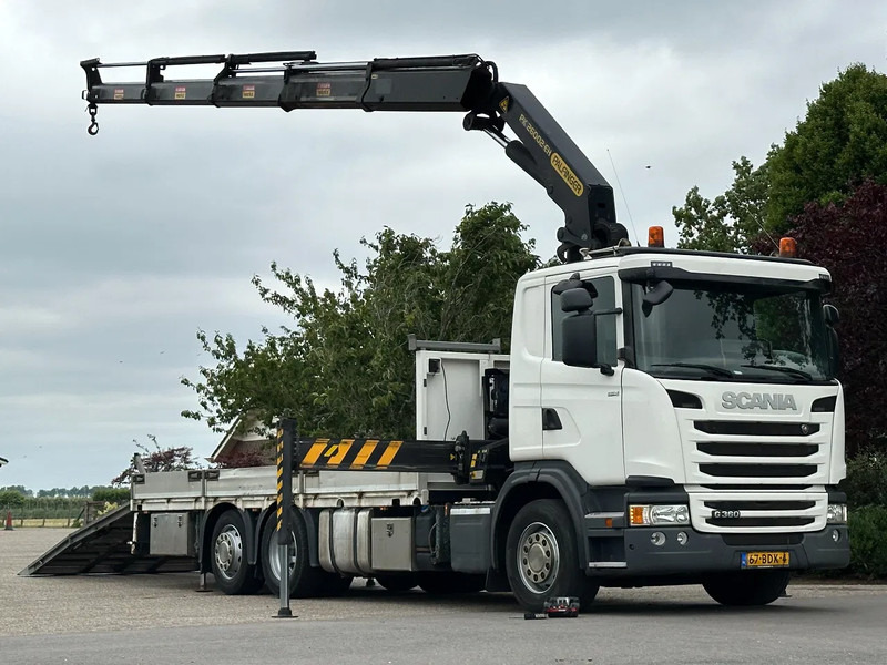Scania G360 EURO6!!KRAAN/KRAN/MACHINE/MASCHINE/RAMPEN!!TRANSPORTER!LIER/WINCH!! - Автовоз камион, Камион с кран: снимка 1 Scania G360 EURO6!!KRAAN/KRAN/MACHINE/MASCHINE/RAMPEN!!TRANSPORTER!LIER/WINCH!! - Автовоз камион, Камион с кран: снимка 1