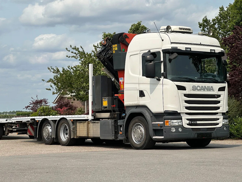 Scania G410 !KRAAN/CRANE/GRUE/ PALFINGER 53TM!! RADIO REMOTE!! EURO 6!!TOP! - Камион с кран: снимка 2 Scania G410 !KRAAN/CRANE/GRUE/ PALFINGER 53TM!! RADIO REMOTE!! EURO 6!!TOP! - Камион с кран: снимка 2