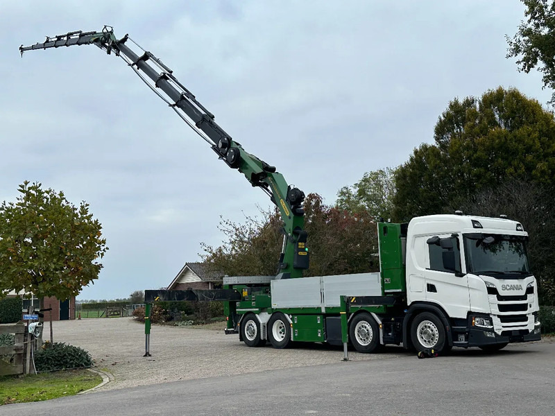 Scania G500 NGS 8X2 !!EURO6!!21DKM!! 2022!! PALFINGER 65TM/JIB/LIER/WINCH!!TOP!!ROOF/DACH/MONTAGE!!MANUTENTION!! CRANE!!GRUE!! - Камион с кран: снимка 3 Scania G500 NGS 8X2 !!EURO6!!21DKM!! 2022!! PALFINGER 65TM/JIB/LIER/WINCH!!TOP!!ROOF/DACH/MONTAGE!!MANUTENTION!! CRANE!!GRUE!! - Камион с кран: снимка 3