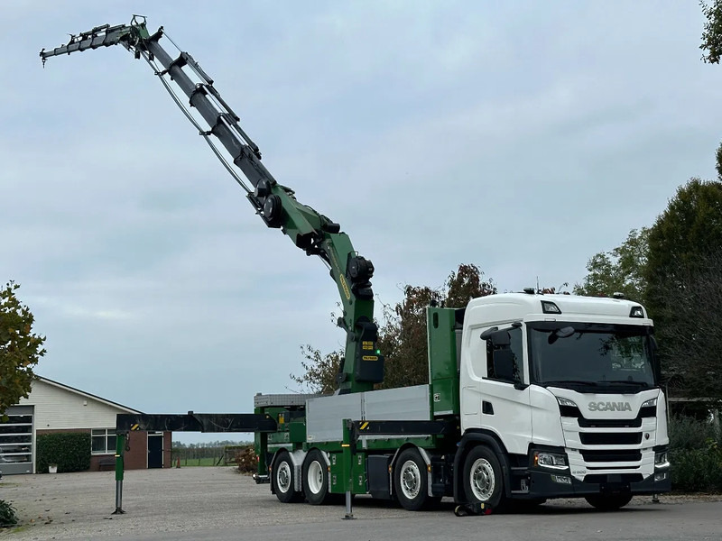 Scania G500 NGS 8X2 !!EURO6!!21DKM!! 2022!! PALFINGER 65TM/JIB/LIER/WINCH!!TOP!!ROOF/DACH/MONTAGE!!MANUTENTION!! CRANE!!GRUE!! - Камион с кран: снимка 1 Scania G500 NGS 8X2 !!EURO6!!21DKM!! 2022!! PALFINGER 65TM/JIB/LIER/WINCH!!TOP!!ROOF/DACH/MONTAGE!!MANUTENTION!! CRANE!!GRUE!! - Камион с кран: снимка 1