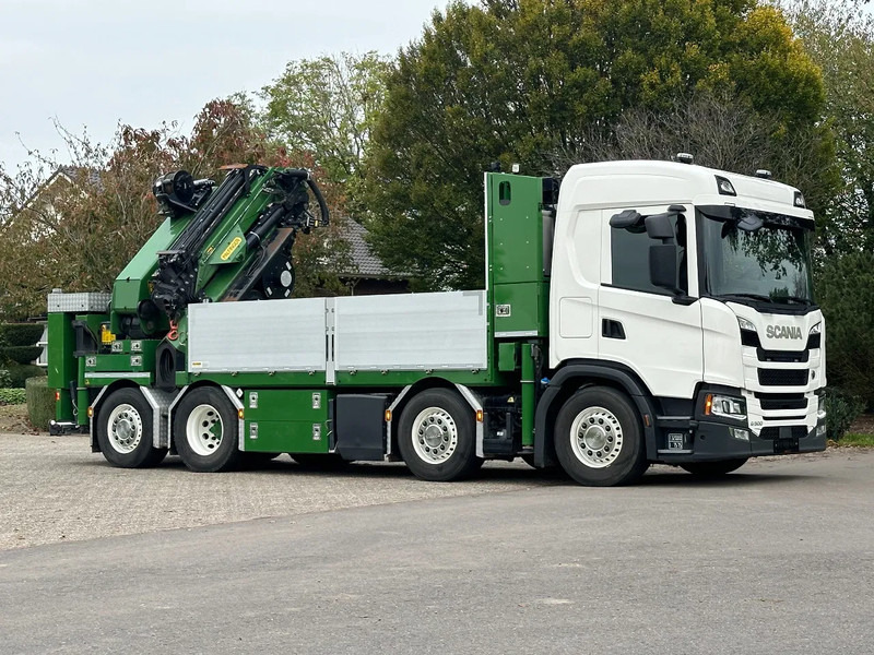 Scania G500 NGS 8X2 !!EURO6!!21DKM!! 2022!! PALFINGER 65TM/JIB/LIER/WINCH!!TOP!!ROOF/DACH/MONTAGE!!MANUTENTION!! CRANE!!GRUE!! - Камион с кран: снимка 5 Scania G500 NGS 8X2 !!EURO6!!21DKM!! 2022!! PALFINGER 65TM/JIB/LIER/WINCH!!TOP!!ROOF/DACH/MONTAGE!!MANUTENTION!! CRANE!!GRUE!! - Камион с кран: снимка 5