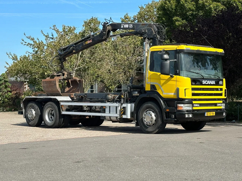 Scania R114-340 6x2 !!KRAAN/CONTAINER/KABEL!!MANUELL!! - Камион с кабелна система, Камион с кран: снимка 4 Scania R114-340 6x2 !!KRAAN/CONTAINER/KABEL!!MANUELL!! - Камион с кабелна система, Камион с кран: снимка 4