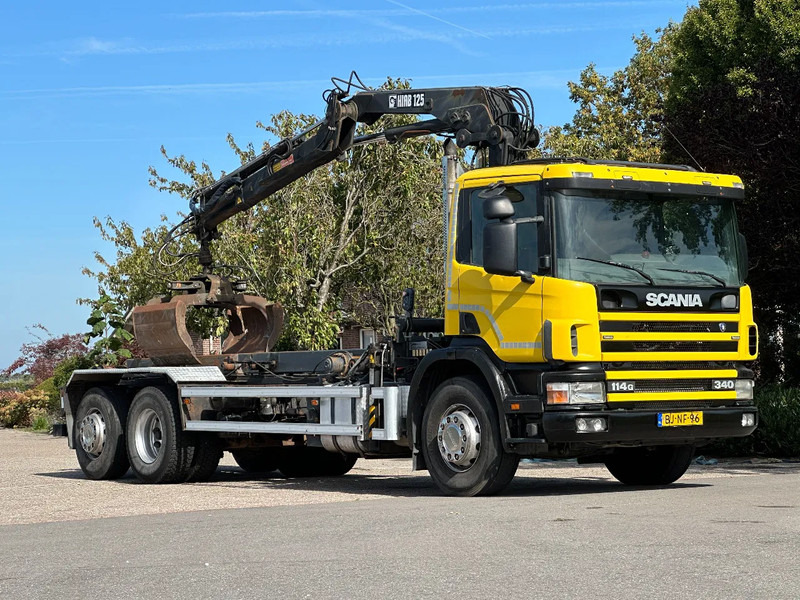 Scania R114-340 6x2 !!KRAAN/CONTAINER/KABEL!!MANUELL!! - Камион с кабелна система, Камион с кран: снимка 2 Scania R114-340 6x2 !!KRAAN/CONTAINER/KABEL!!MANUELL!! - Камион с кабелна система, Камион с кран: снимка 2
