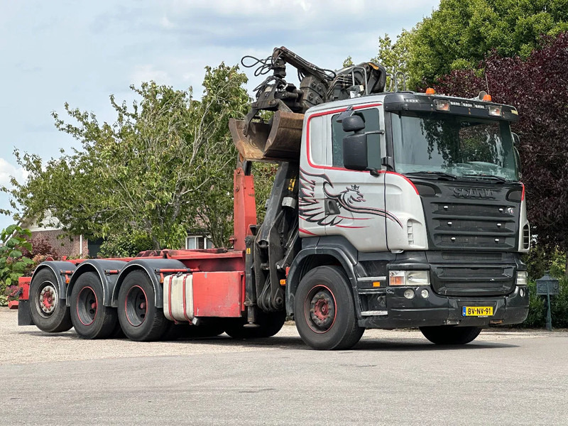 Scania R420 8x4 TRIPLE!!Z-KRAAN/HAAK!! MANUELL!!!SCHROTT/METALL!! - Мултилифт с кука камион, Камион с кран: снимка 2 Scania R420 8x4 TRIPLE!!Z-KRAAN/HAAK!! MANUELL!!!SCHROTT/METALL!! - Мултилифт с кука камион, Камион с кран: снимка 2