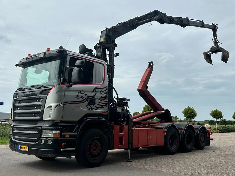 Scania R420 8x4 TRIPLE!!Z-KRAAN/HAAK!! MANUELL!!!SCHROTT/METALL!! - Мултилифт с кука камион, Камион с кран: снимка 5 Scania R420 8x4 TRIPLE!!Z-KRAAN/HAAK!! MANUELL!!!SCHROTT/METALL!! - Мултилифт с кука камион, Камион с кран: снимка 5