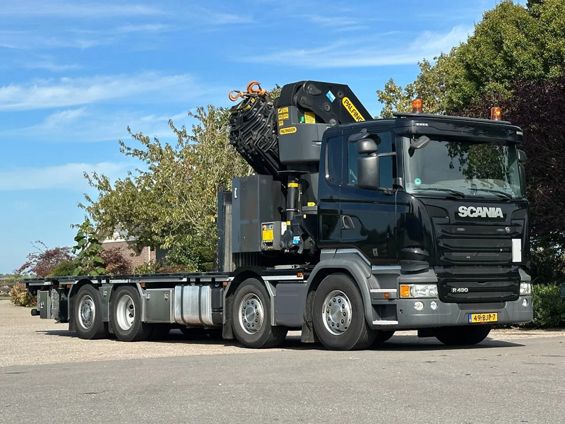 Scania R490 PALFINGER 92TM!! 2017!!ONLY 66TKM!!!NEW!! - Камион с кран: снимка 2 Scania R490 PALFINGER 92TM!! 2017!!ONLY 66TKM!!!NEW!! - Камион с кран: снимка 2