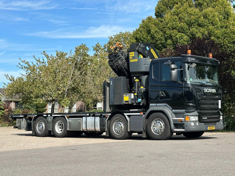 Scania R490 PALFINGER 92TM!! 2017!!ONLY 66TKM!!!NEW!! - Камион с кран: снимка 4 Scania R490 PALFINGER 92TM!! 2017!!ONLY 66TKM!!!NEW!! - Камион с кран: снимка 4