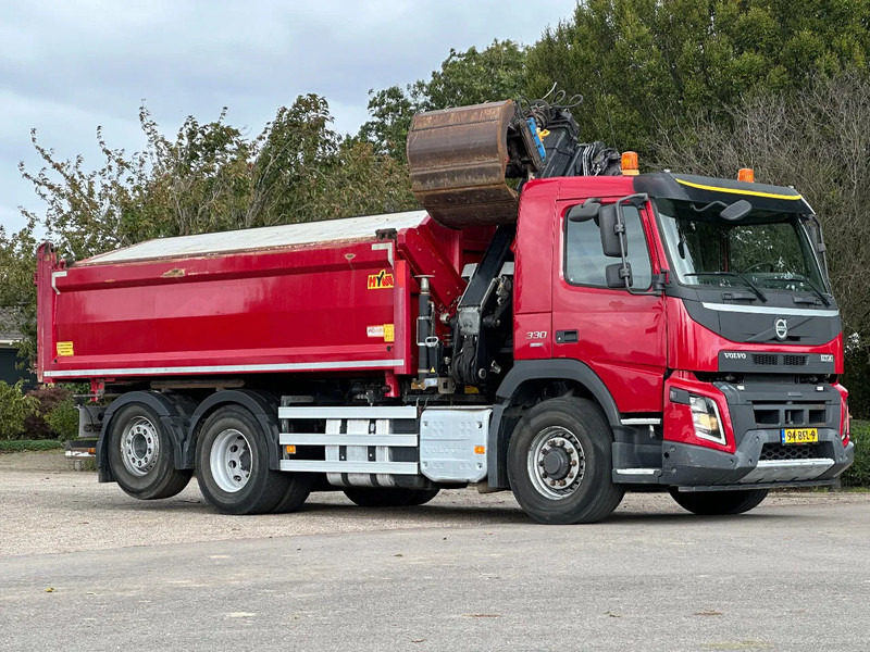 Volvo FMX 330 EURO6!!6X4!!VOORAS AANGEDREVEN!!Z-Kraan/KIPPER!! - Самосвал камион, Камион с кран: снимка 2 Volvo FMX 330 EURO6!!6X4!!VOORAS AANGEDREVEN!!Z-Kraan/KIPPER!! - Самосвал камион, Камион с кран: снимка 2